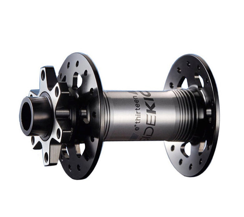 E*thirteen Sidekick SL Front Hub, 28h, 15x110 Boost, Black/Silv-0