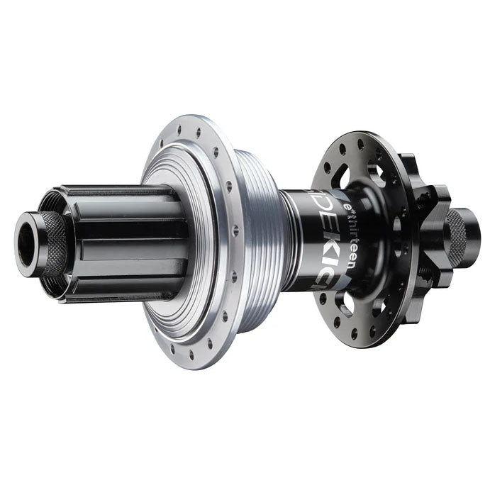 E*thirteen Sidekick Rear HG Hub, 32h, 12x148 Boost, Black/Silv-0