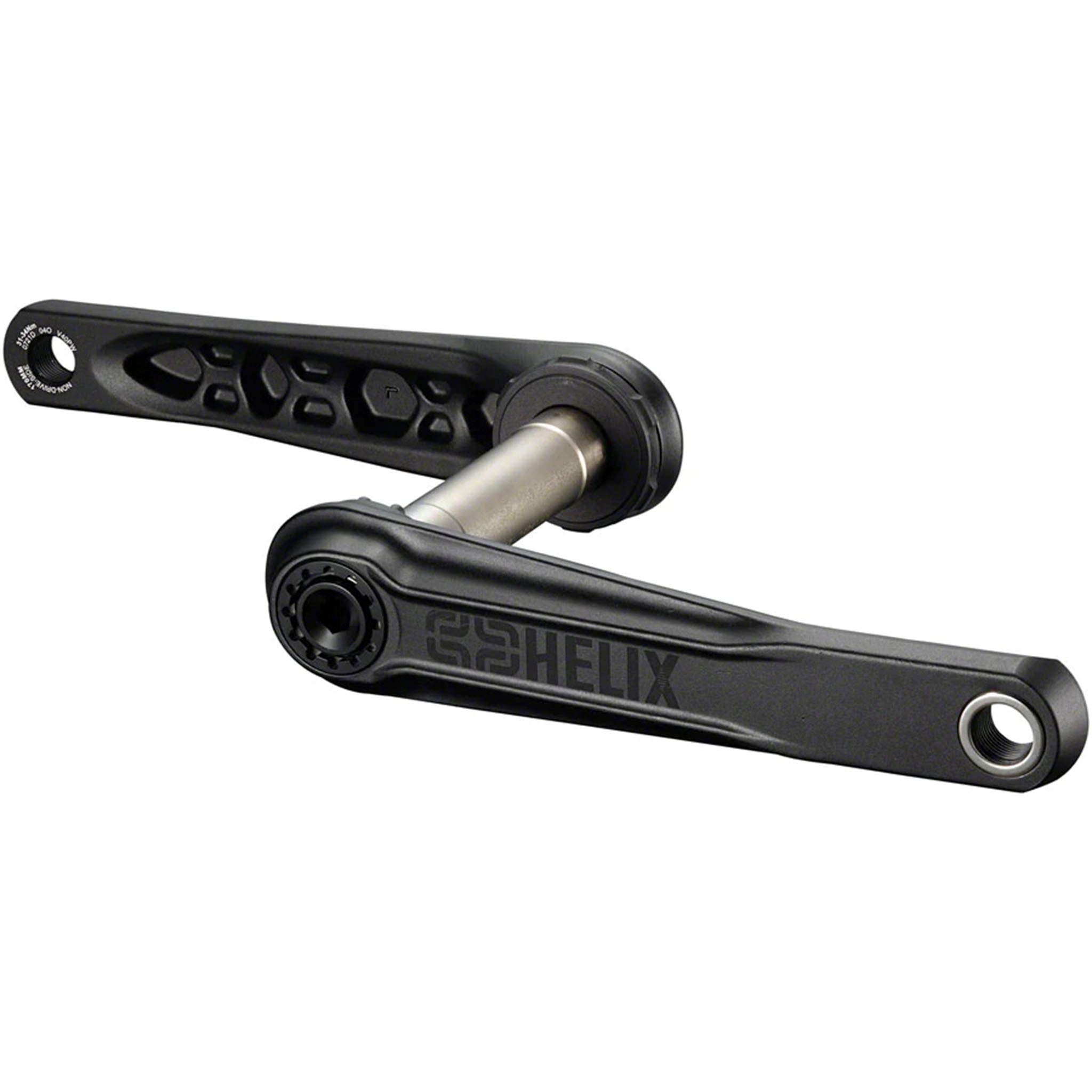 E*thirteen Helix Core Alloy Crank (73mm) 165mm  - Black  -0