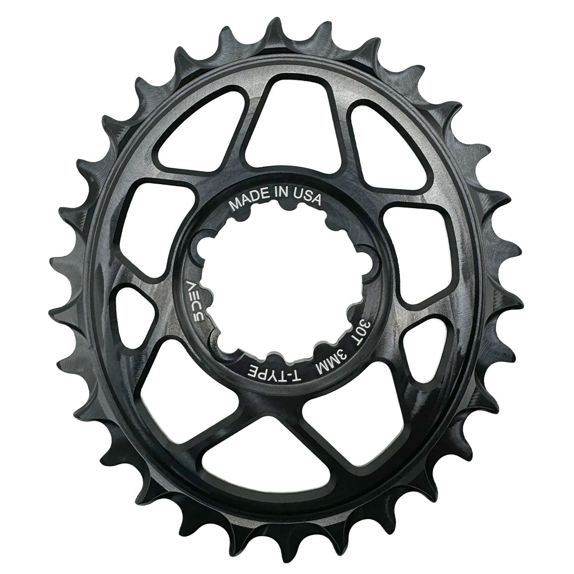 5Dev Oval T-Type 3-Bolt Chainrings