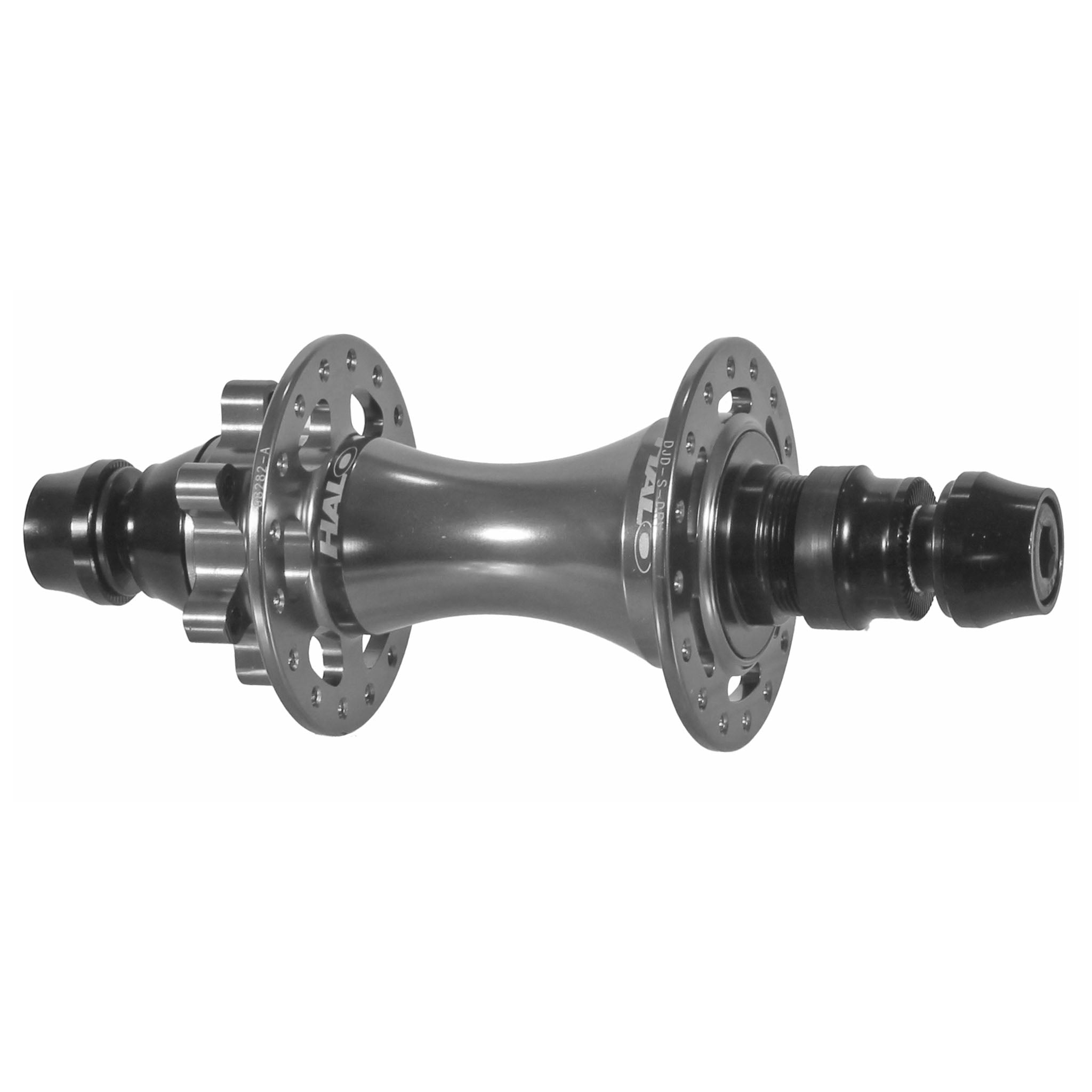 Halo SupaDrive DJD Rear Hub, (10/14mm) 32h, TE Gray-0
