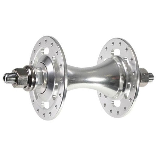 Halo Track Front Hub, 32h, Silver-0