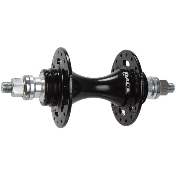 Halo Track Rear Hub, (Double Fixed) 32h, Black-0