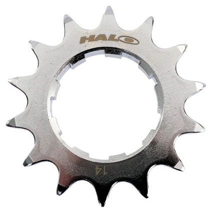 Halo Fat Foot Cog, 1/8", 14t, Chrome-0