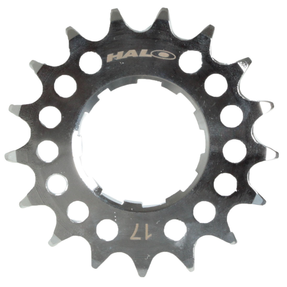 Halo Fat Foot Cog, 1/8", 17t, Chrome-0