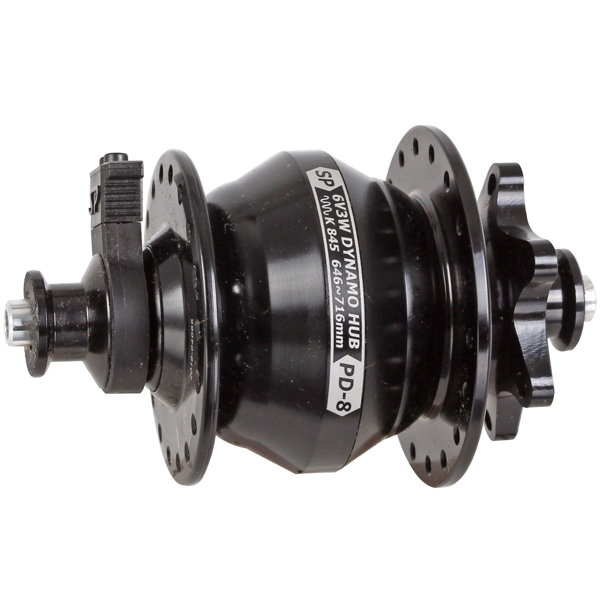 Shutter Precision PD-8 IS-Disc Front Q/R Hub, 9x100mm, 36h - Black-0