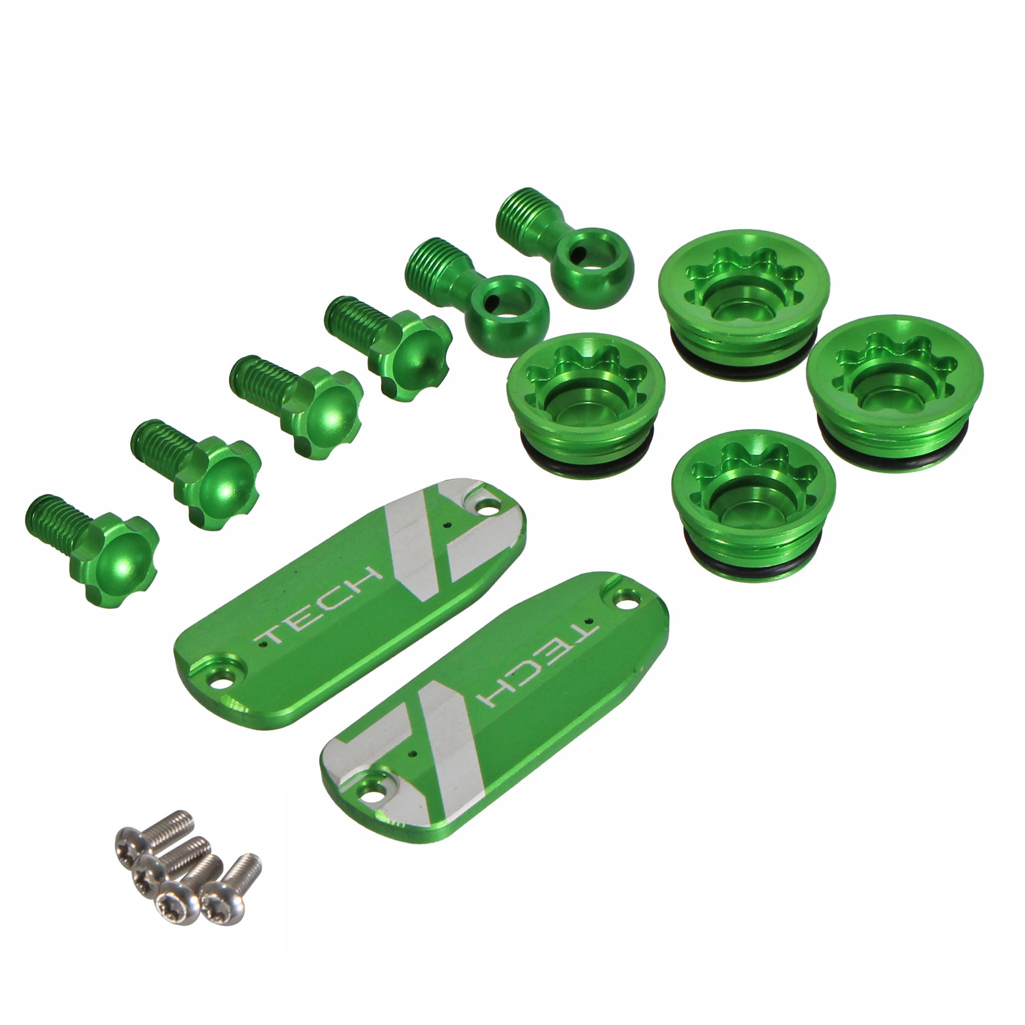 Hope Tech 4 V4 Custom Color Kit, Green-0