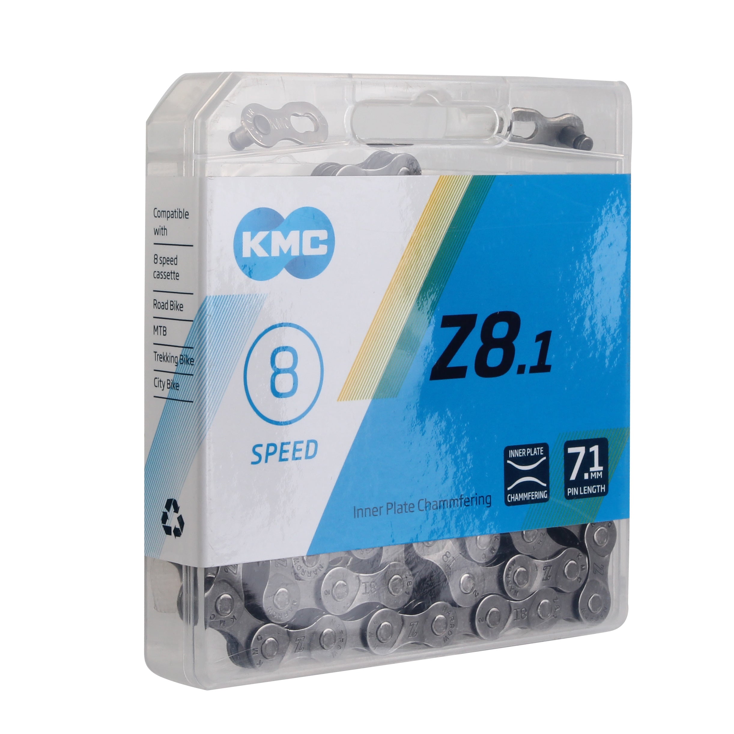 KMC Z8.1 Chain (6-7sp), Gray-0