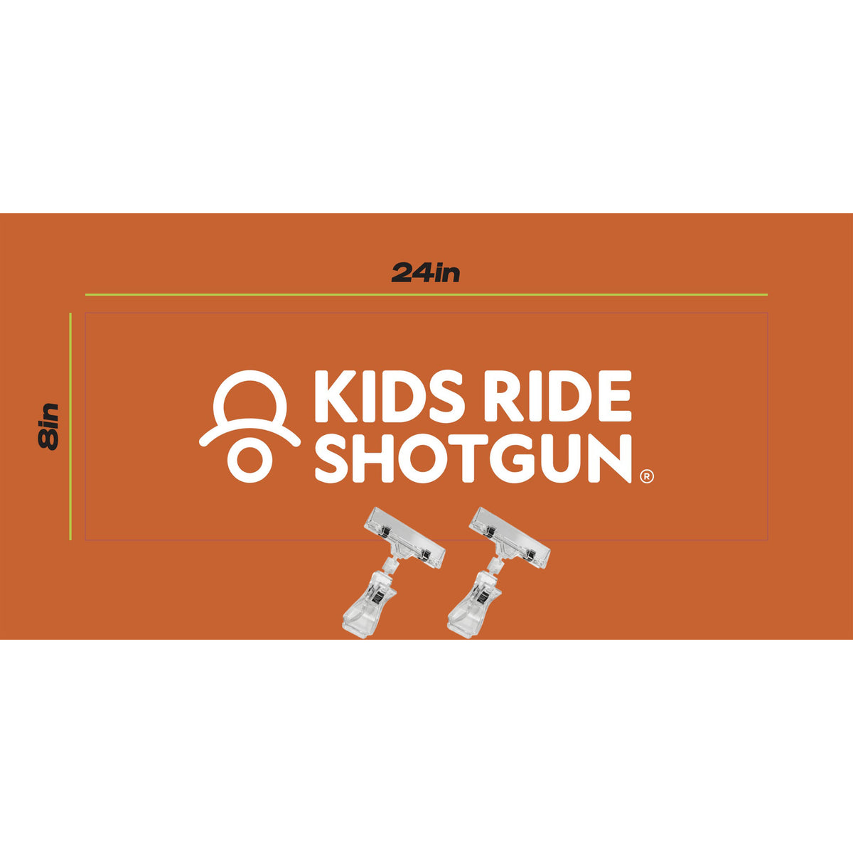Kids Ride Shotgun POP Signage