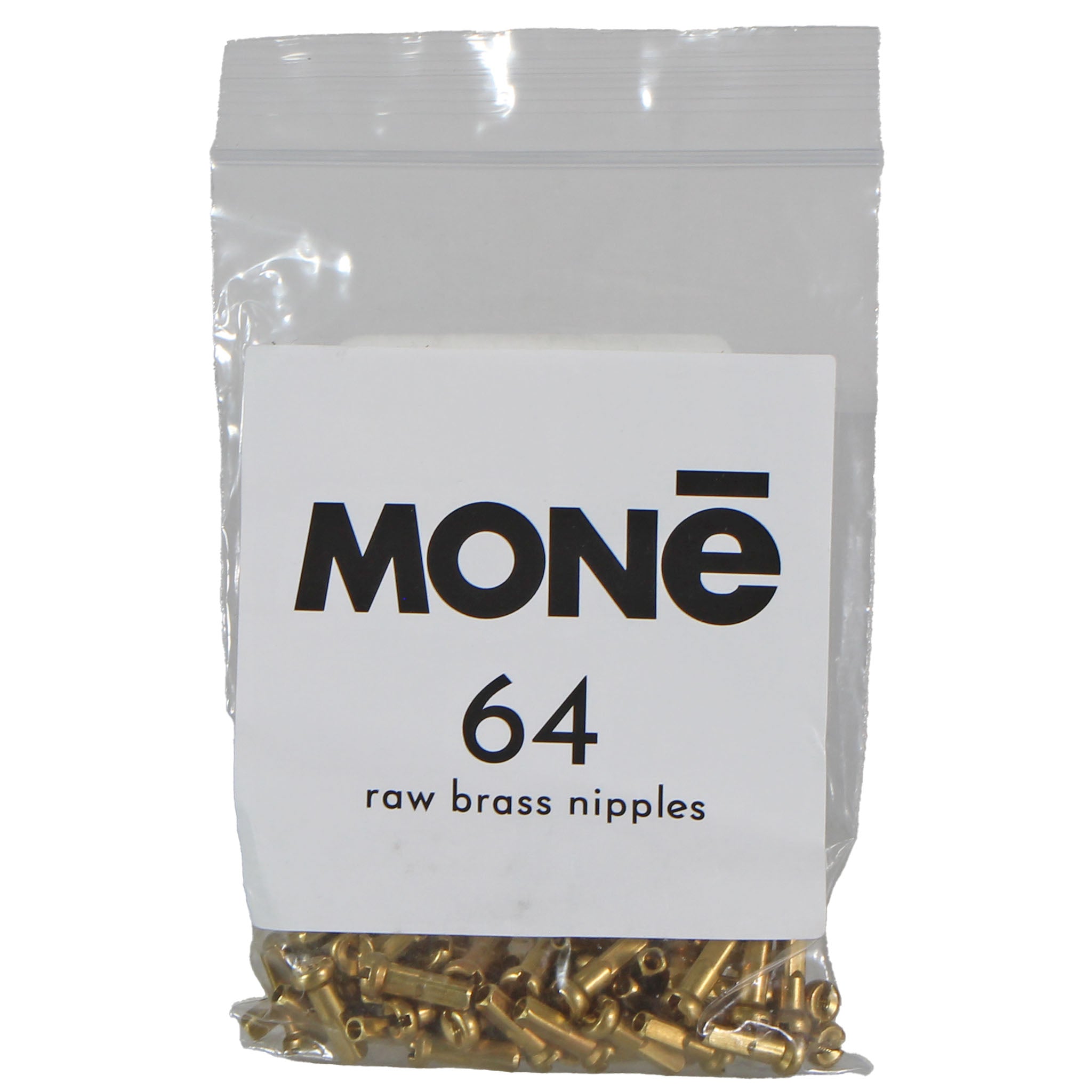 Mone Brass Nipple, 14g/14mm, Brass, Bag/64-0