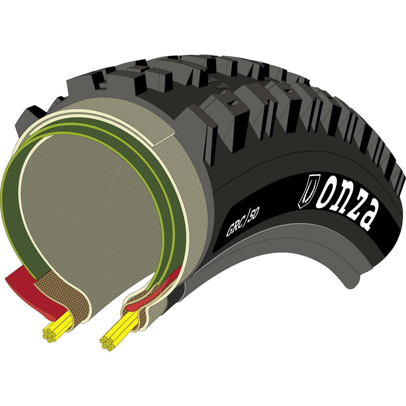 Onza Aquila Tire, 29" x 2.50", Black NLS-2