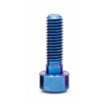 OAK Components Orbit Seatpost Ti Bolt, M5x16mm, Blue-0