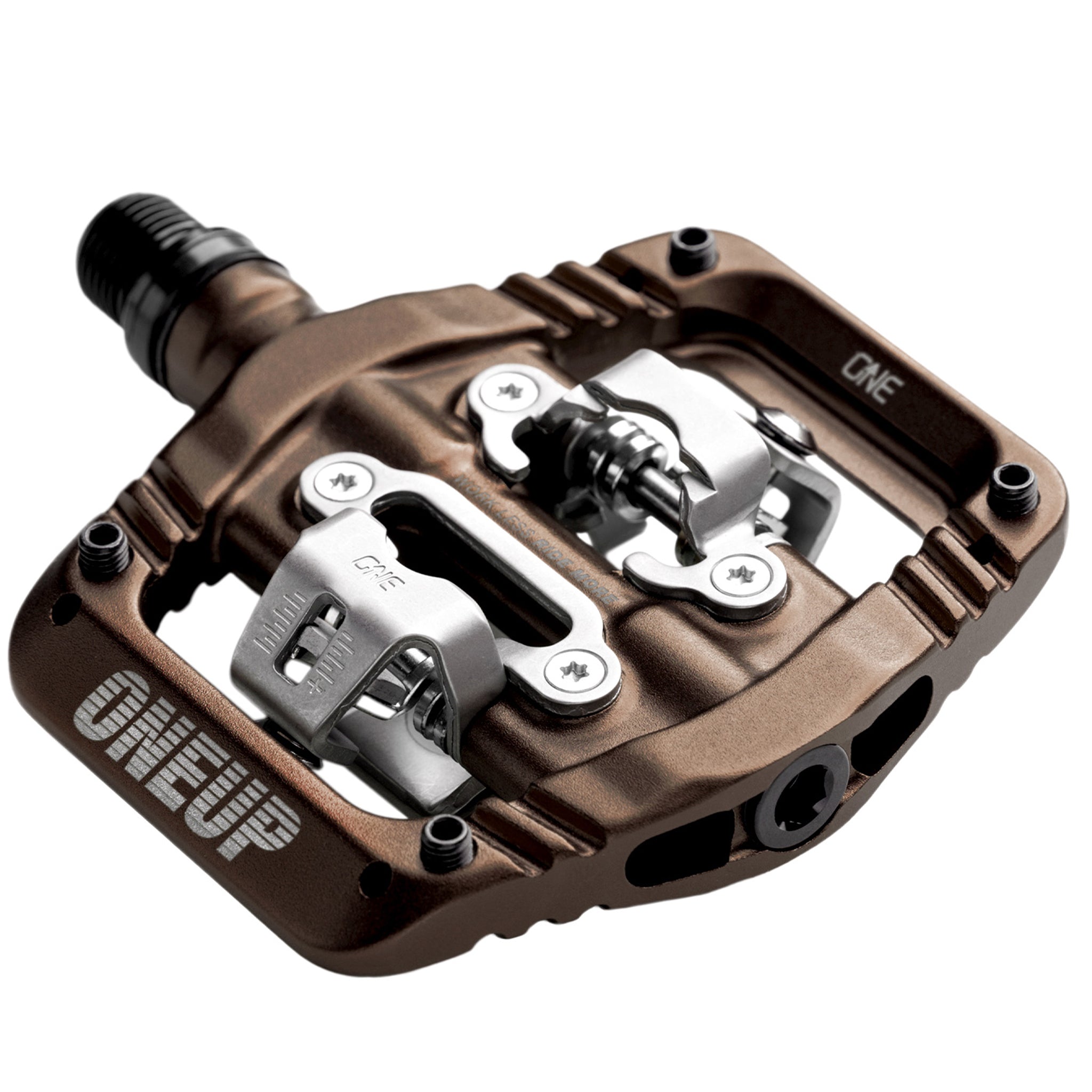 OneUp Components Clip Pedals, CrMo, Bronze-0