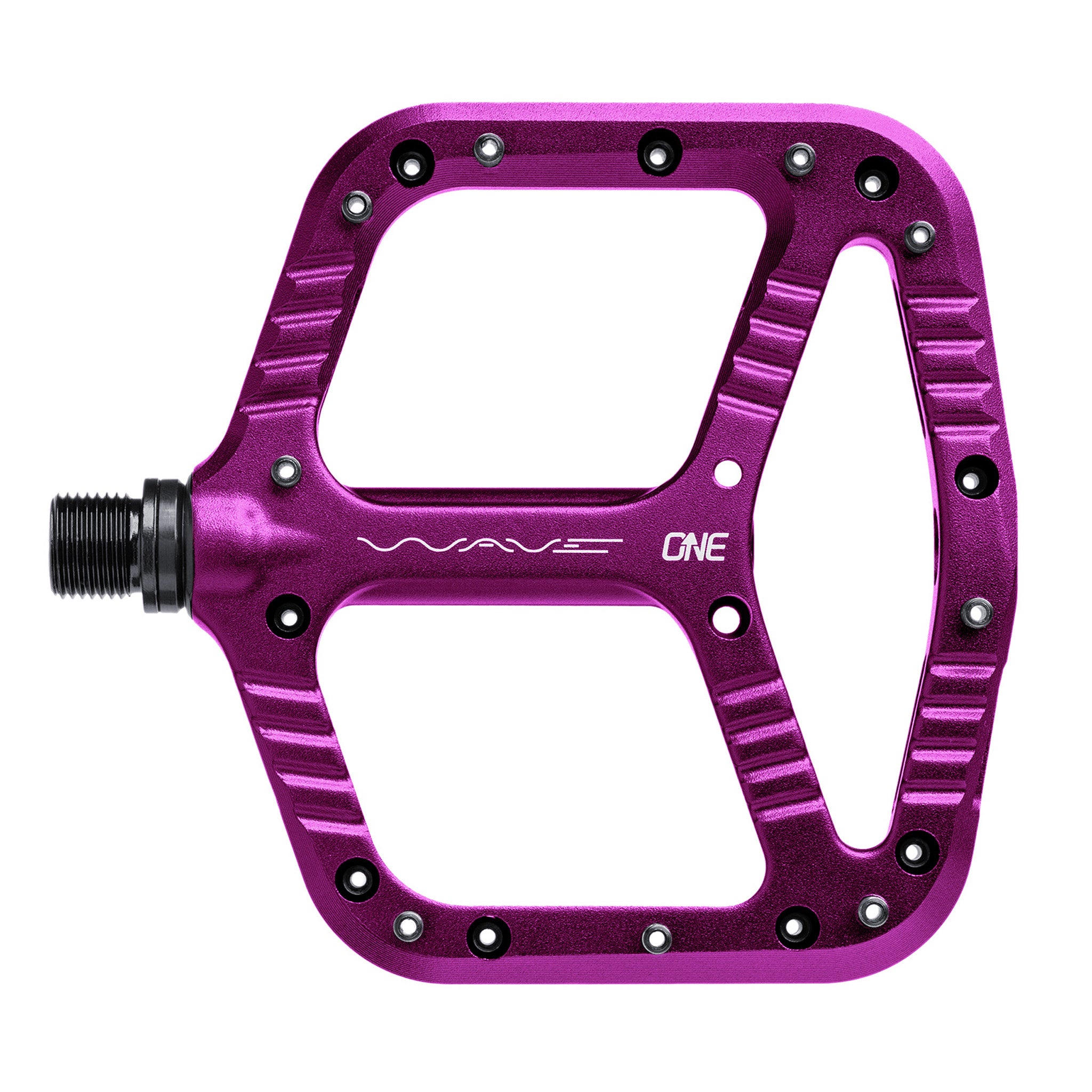 OneUp Components Wave Platform Pedals, Purple-0
