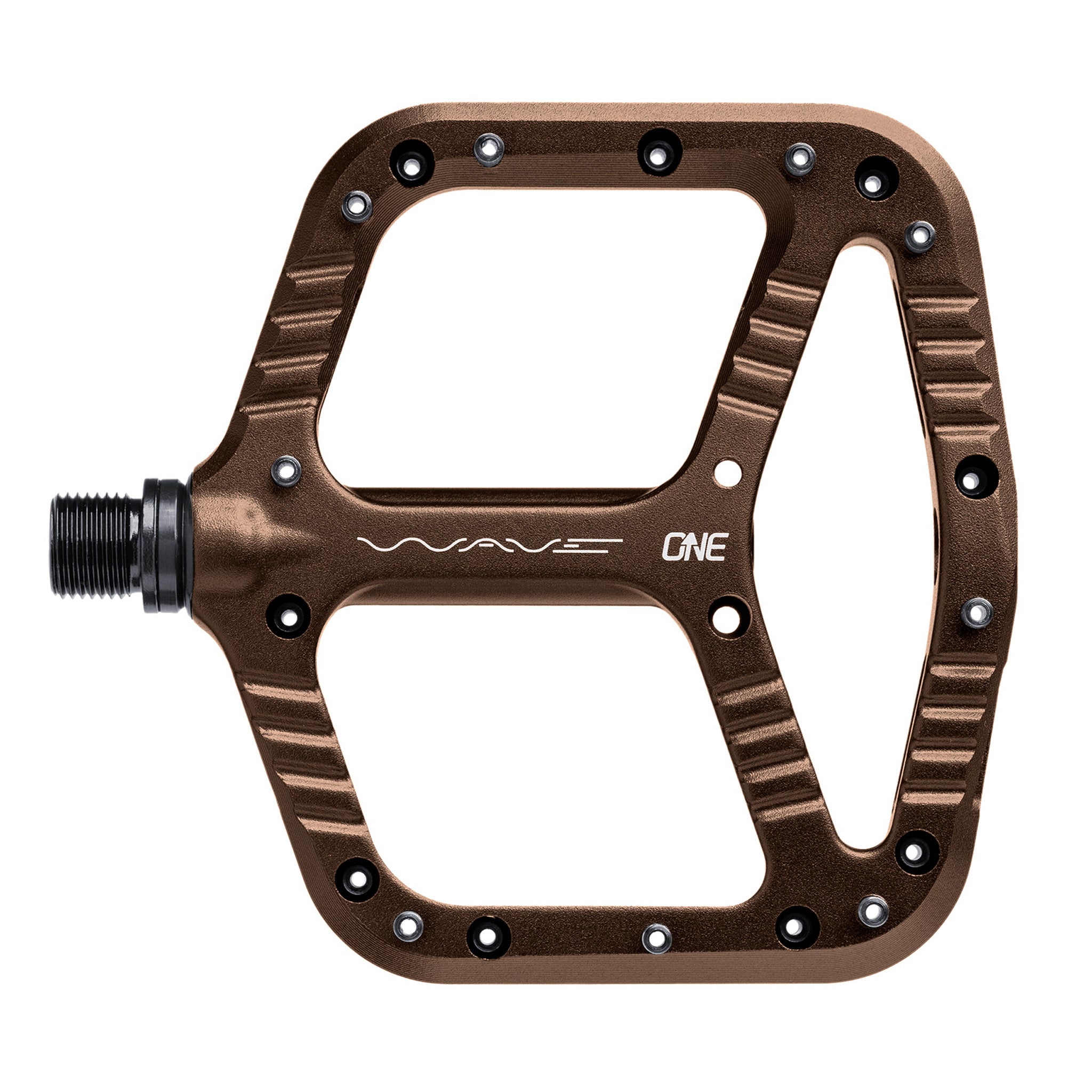 OneUp Components Wave Platform Pedals, Bronze-0