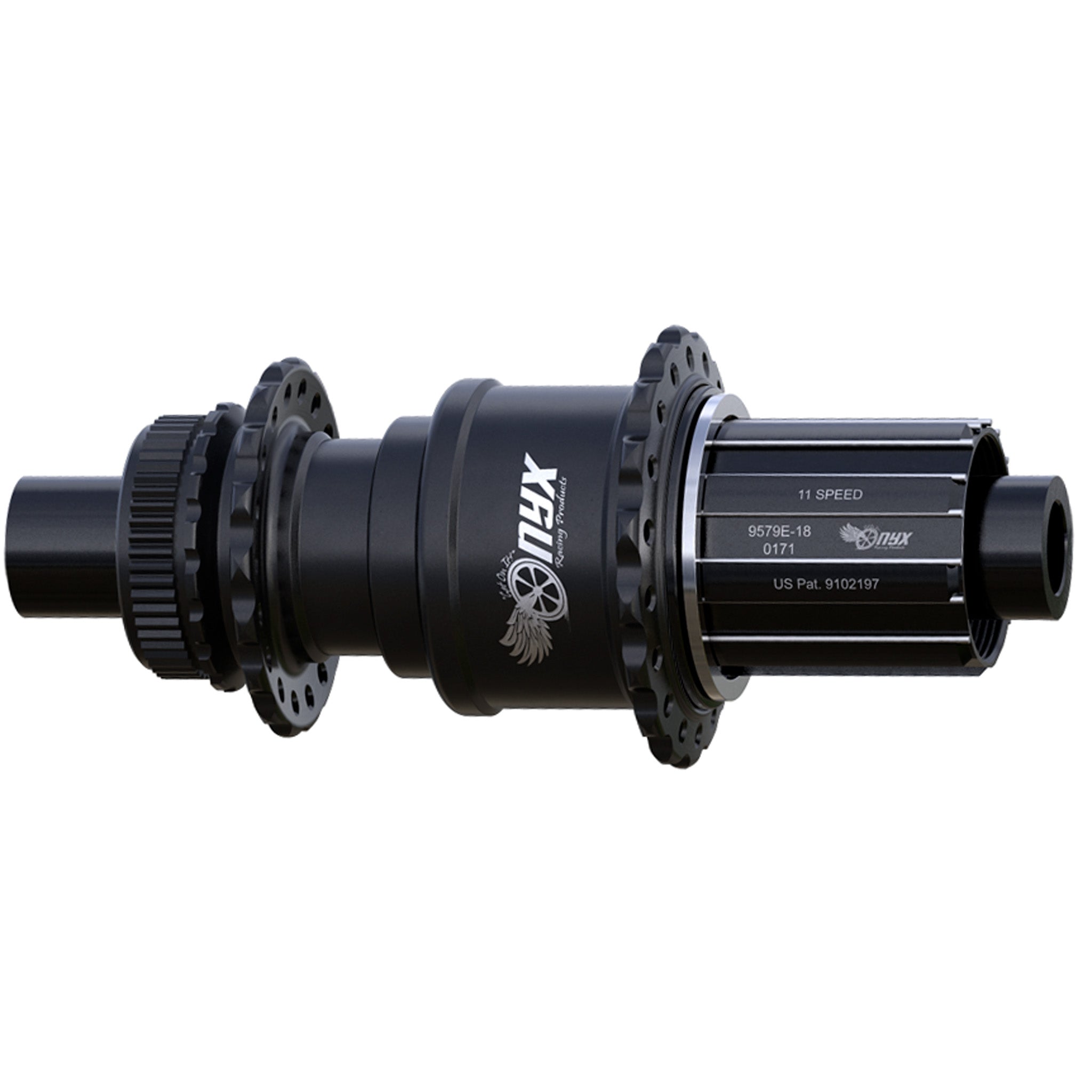 Onyx Racing Vesper R TA Hub, CL 12x142mm HG 28h Matte Blk  NLS-0