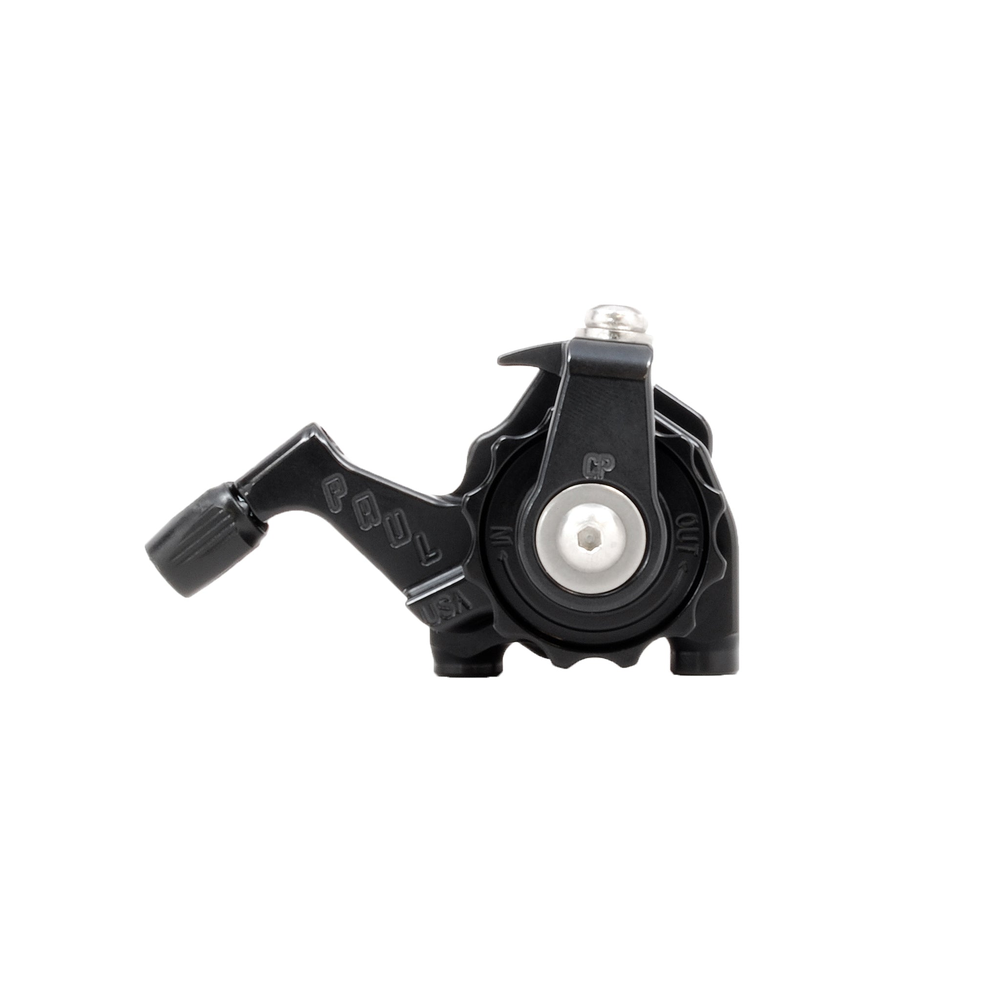 Paul Components Klamper Flat Mount Disc Caliper, Short-Pull, Black-0