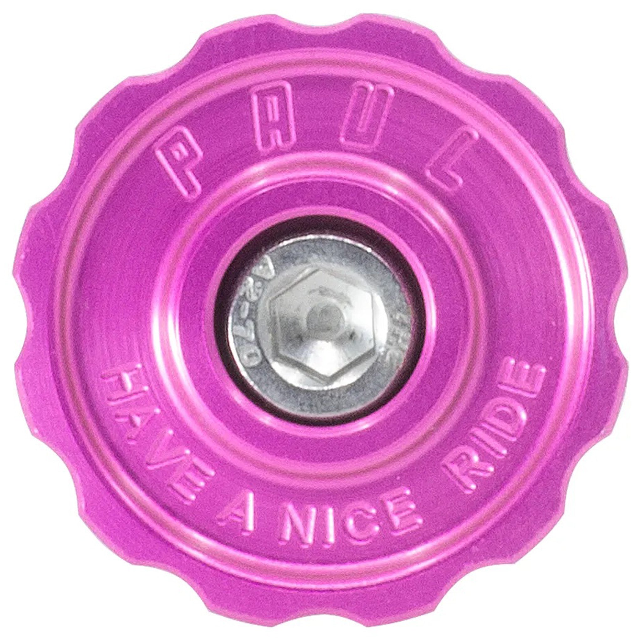 Paul Components Aluminum Top Cap, Pink-0