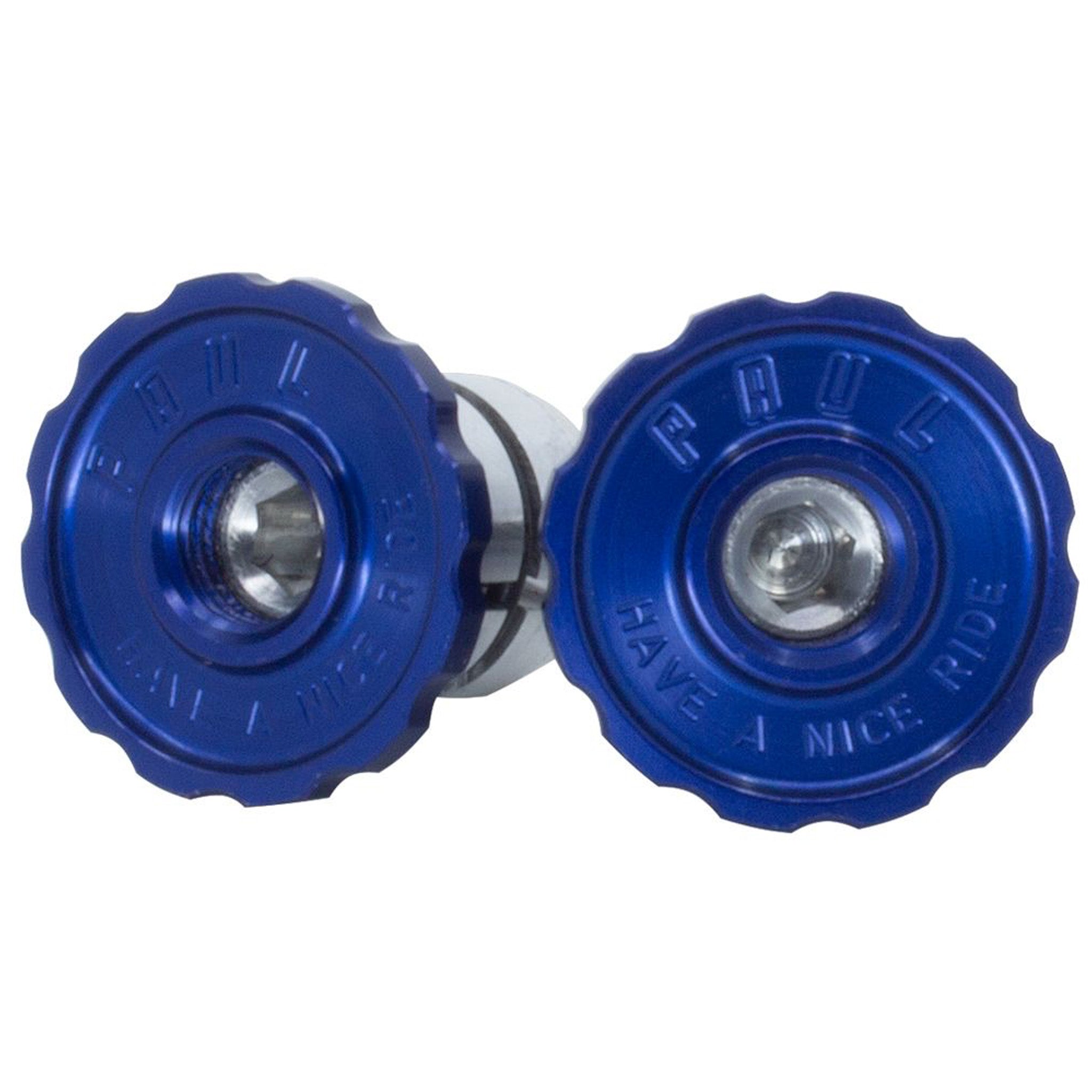 Paul Components Aluminum Bar End Plug, Blue-0