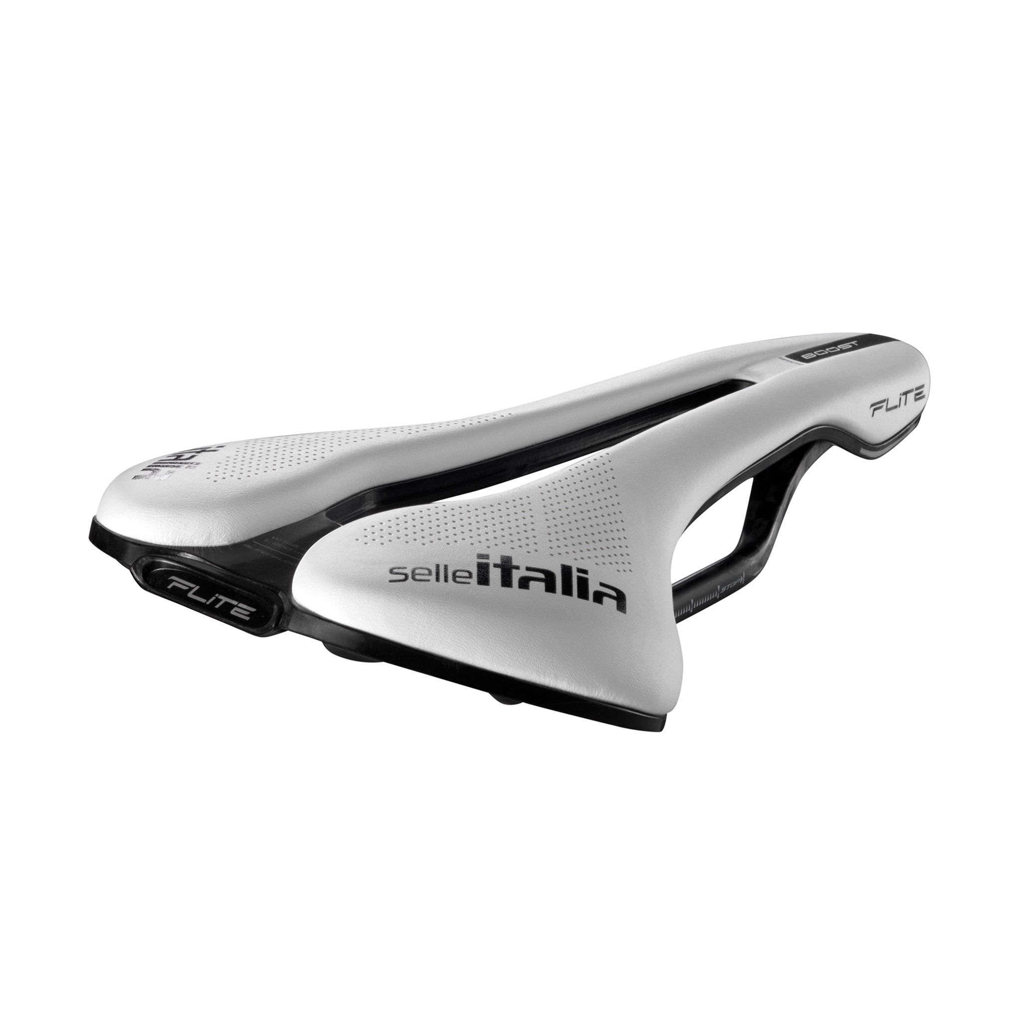 Selle Italia Flite Boost SF CRB, L3, Carbon, FibraTek, White LTD-0
