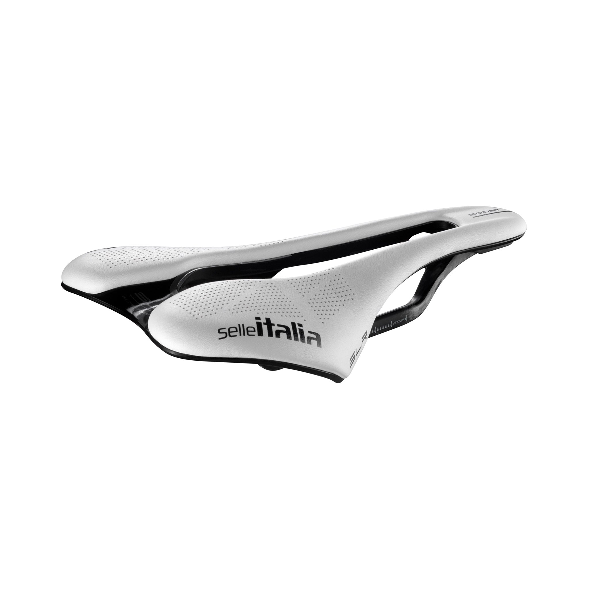 Selle Italia SLR Boost Kit Carbonio S3, Carbon, White, Fibra-Tek-0
