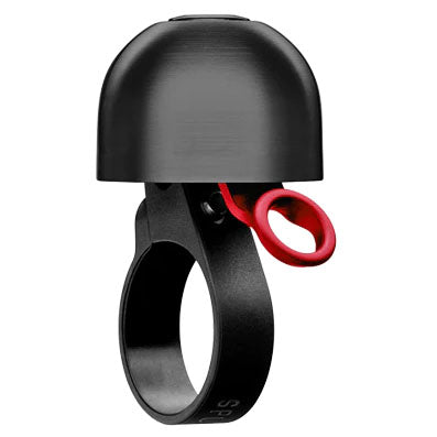 Spurcycle Compact Bell, 22.2mm, Black/Red-0