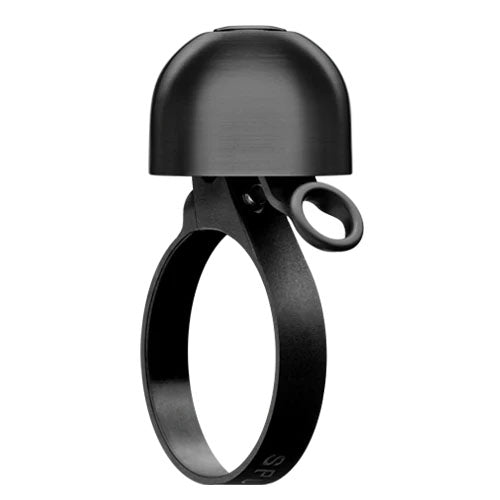 Spurcycle Compact Bell, 31.8mm, Black/Black-0