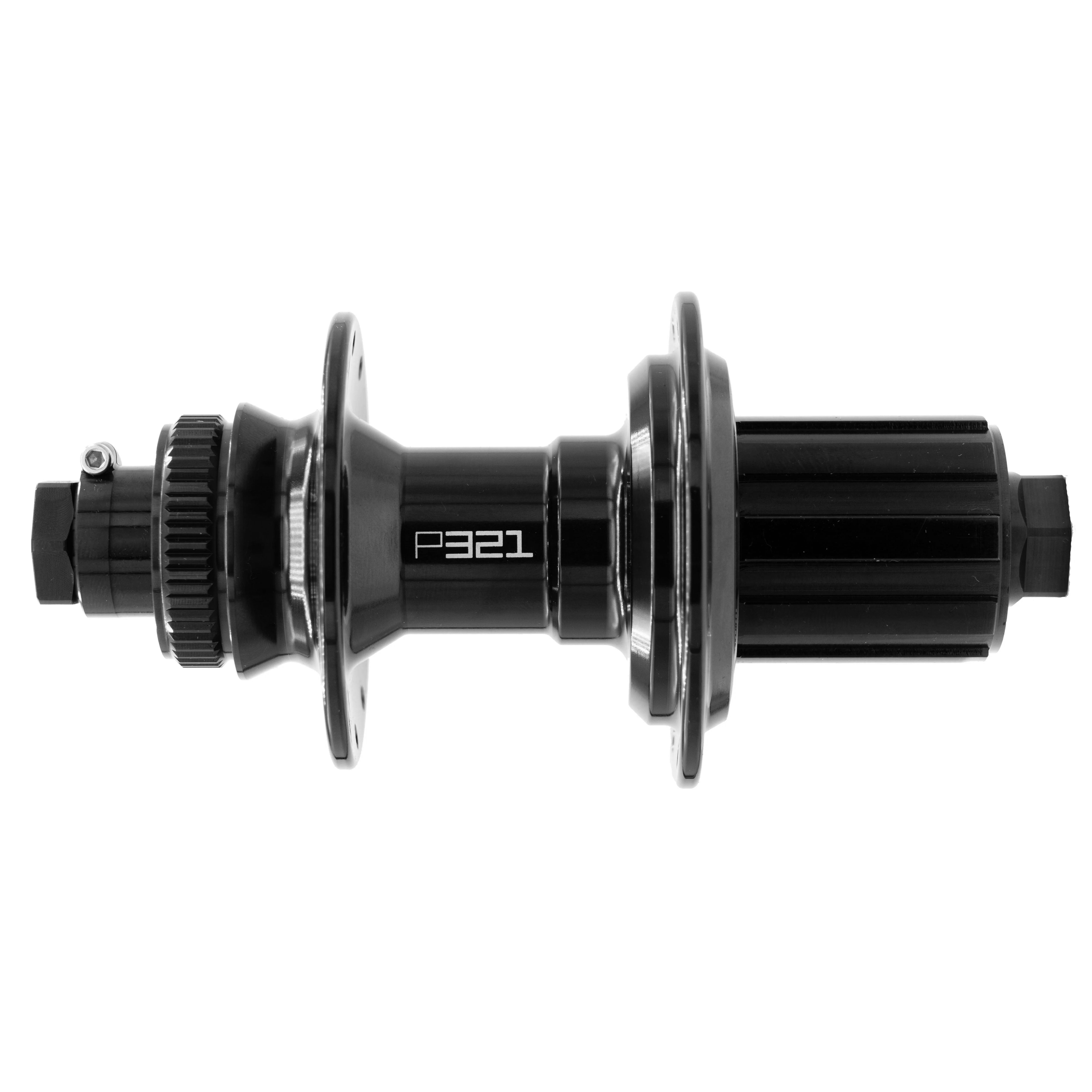 Project 321 RG3 Road HGR Center Lock Rear Hub, 28h, 12x142, Black-0