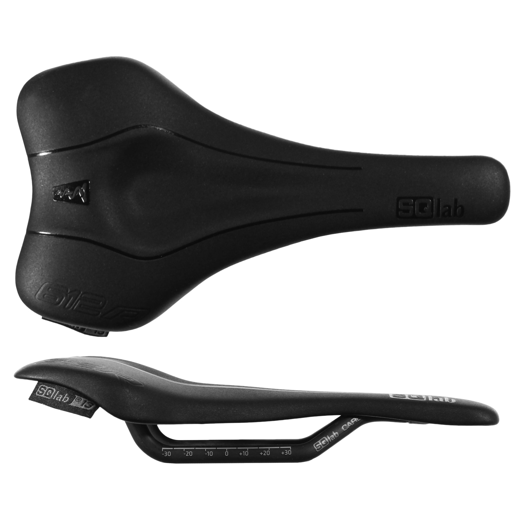 SQlab 612 R Ergowave Carbon Rail 130* Saddle, Blk-0