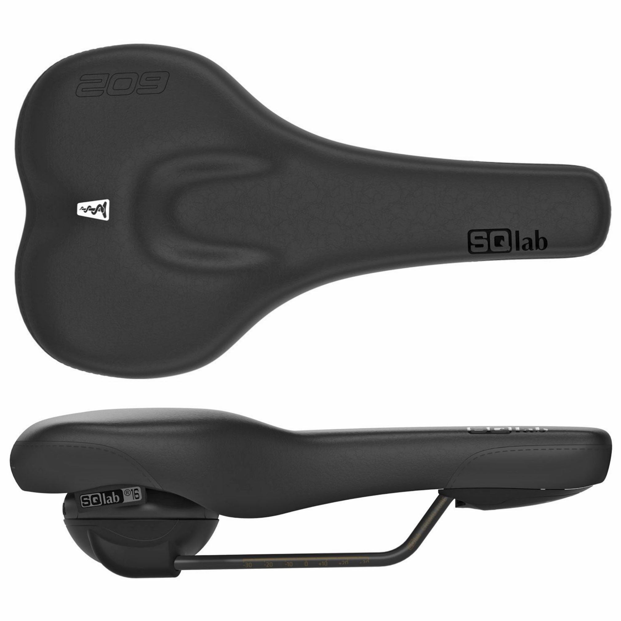 SQlab 602 M-D Active CrMo Rail 160* Saddle-0