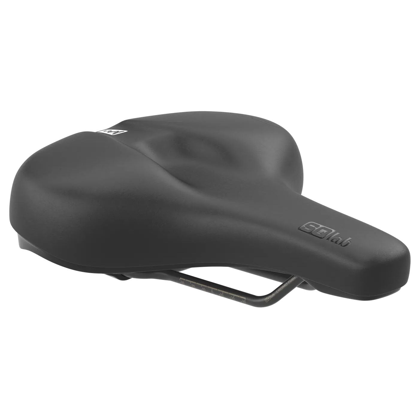 SQlab 621 M-D Active 2.1 CrMo Rail 210* Saddle, Blk-0