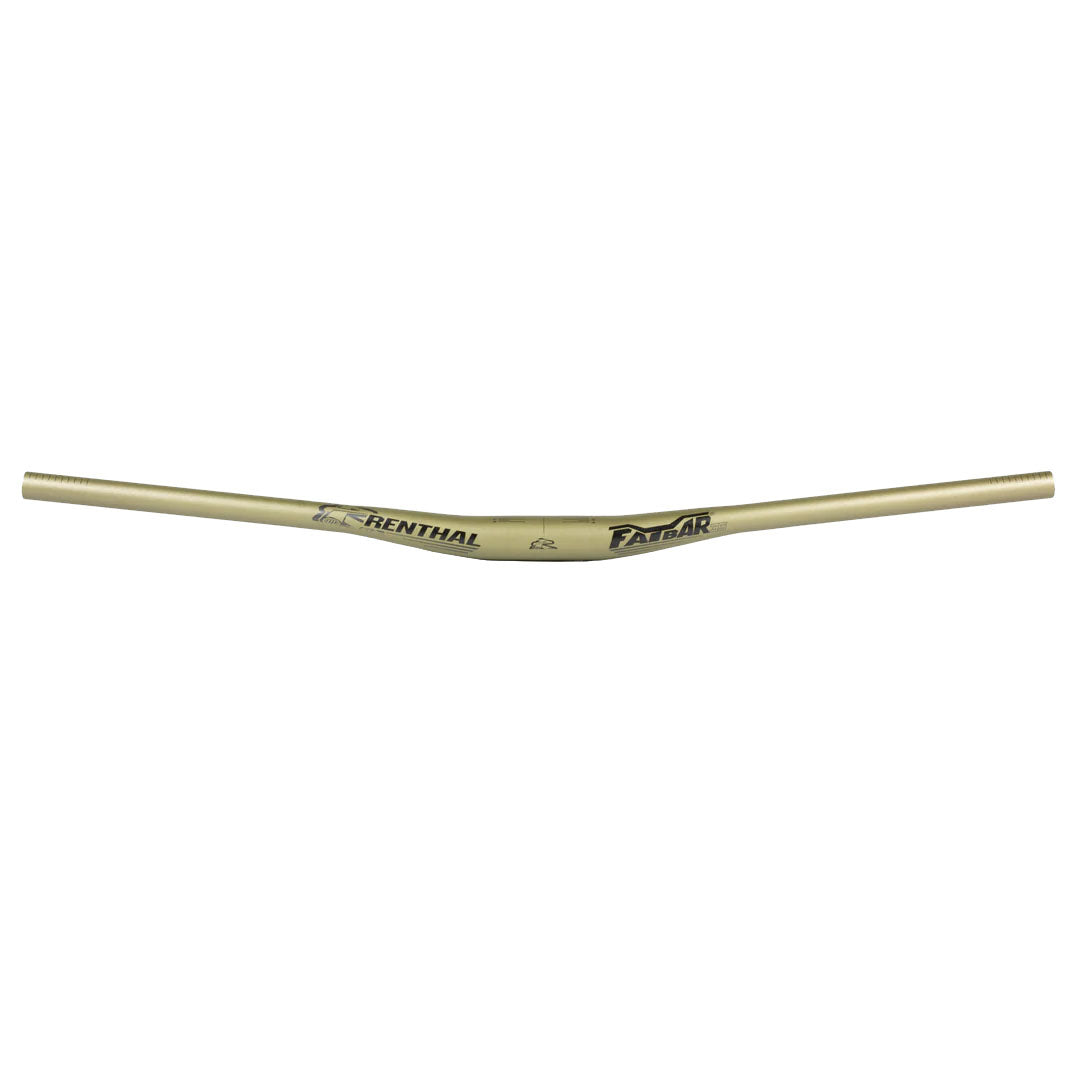 Renthal Fatbar Lite V3 35 Riser Bar, 10mm/760mm, Alugold-0