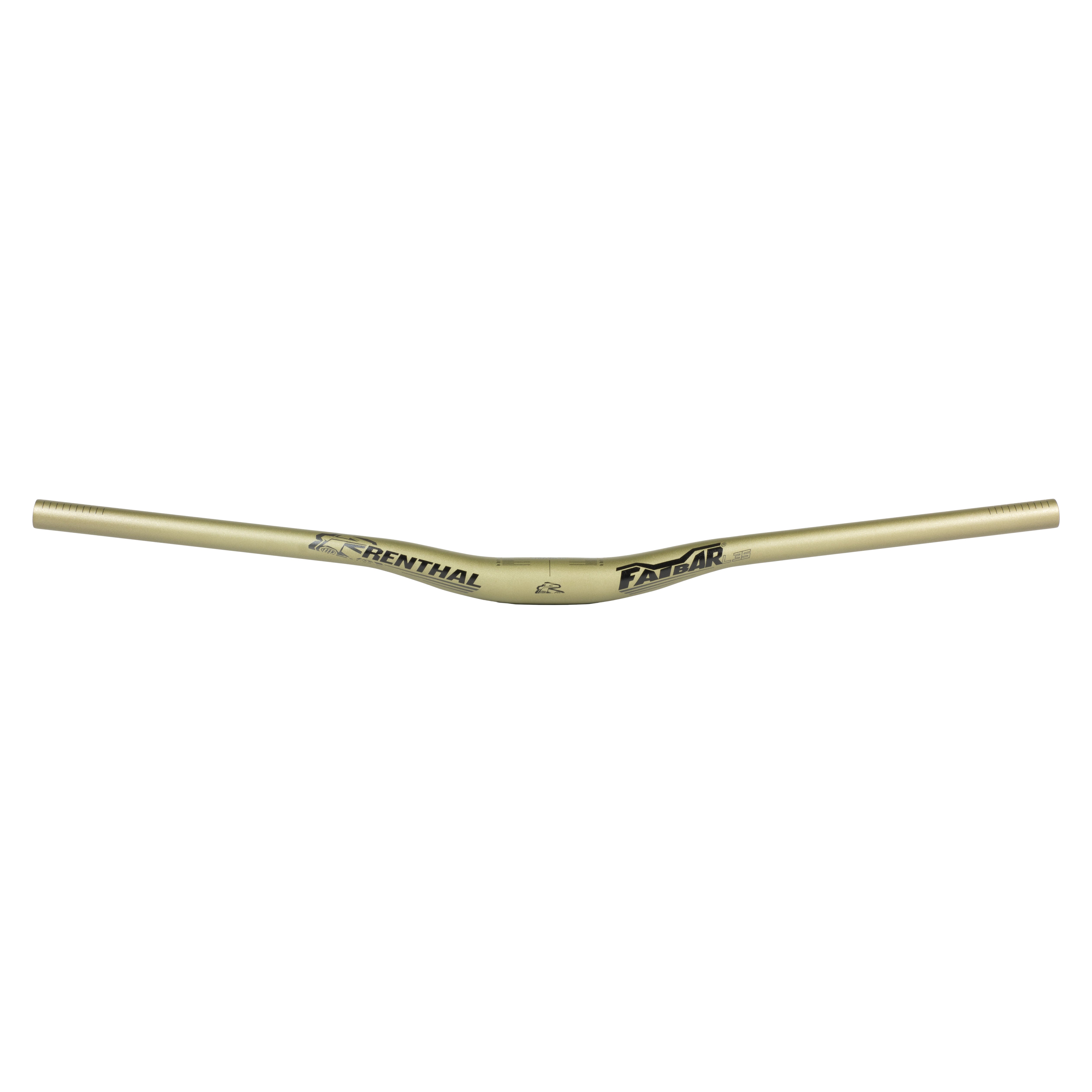 Renthal Fatbar Lite V3 35 Riser Bar, 20mm/760mm, AluGold-0