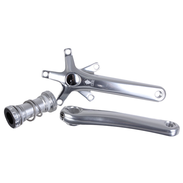 Interloc Racing Design Lobo Crank Arms and BB, 110/74, 175 - Silver-0