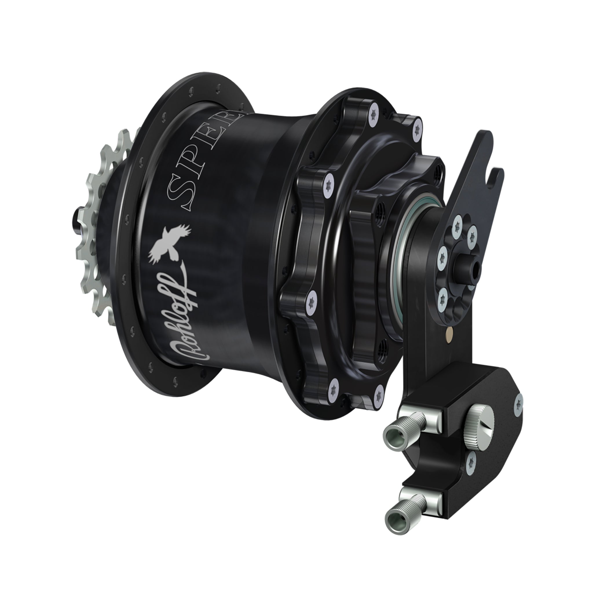 Rohloff Speedhub 500/14 CC, QR135, Disc, 36h, Black-0