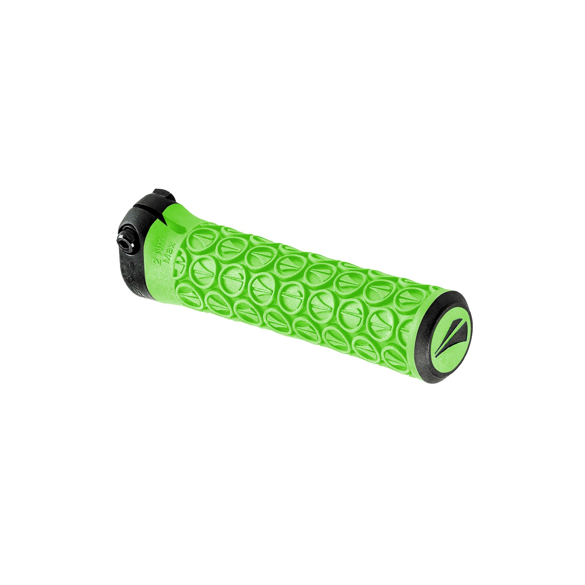 SDG Slater Jr Lock-On MTB Grips - Neon Green/Blk-0