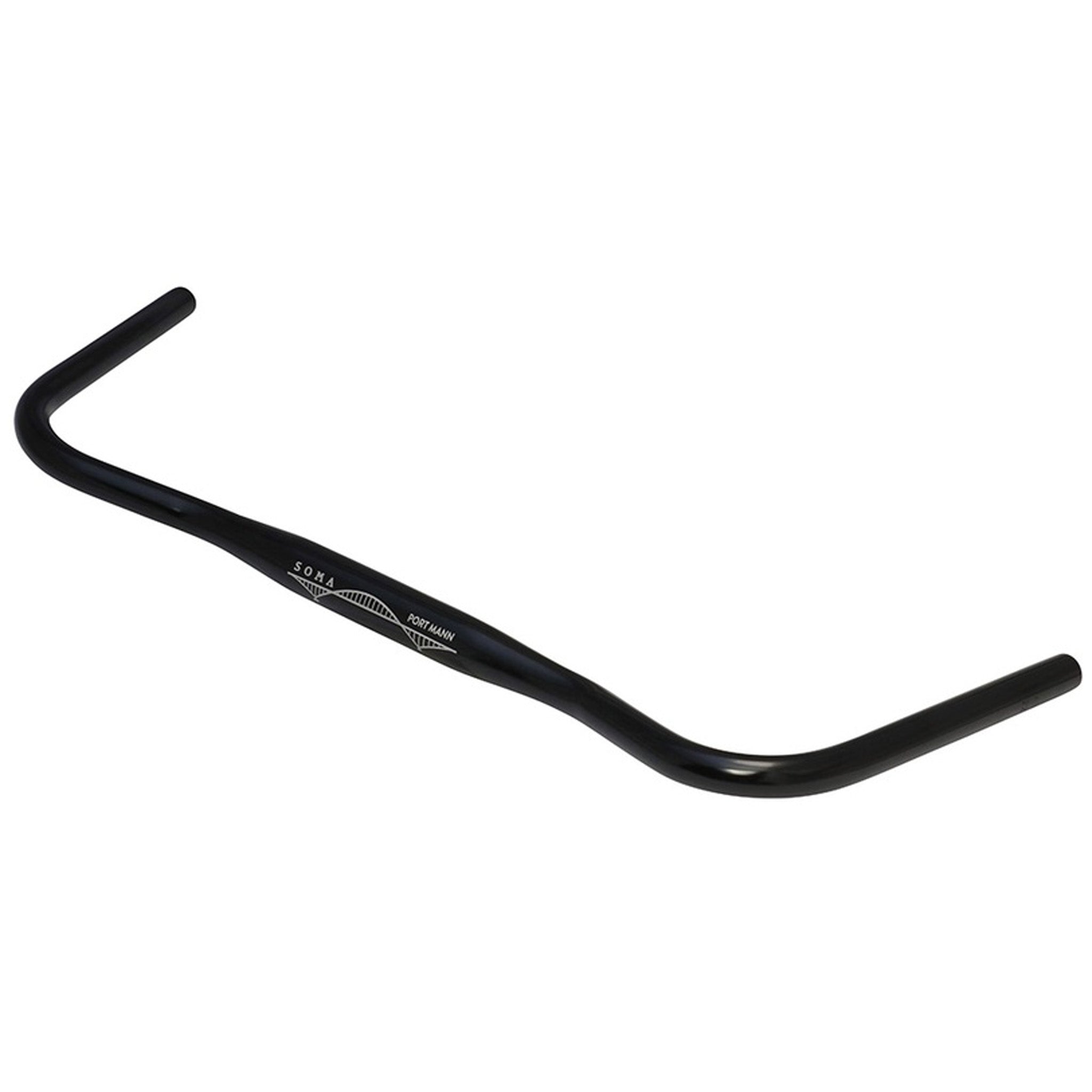 Soma Port Mann Handlebar, (31.8) 25mm/650mm - Black-0