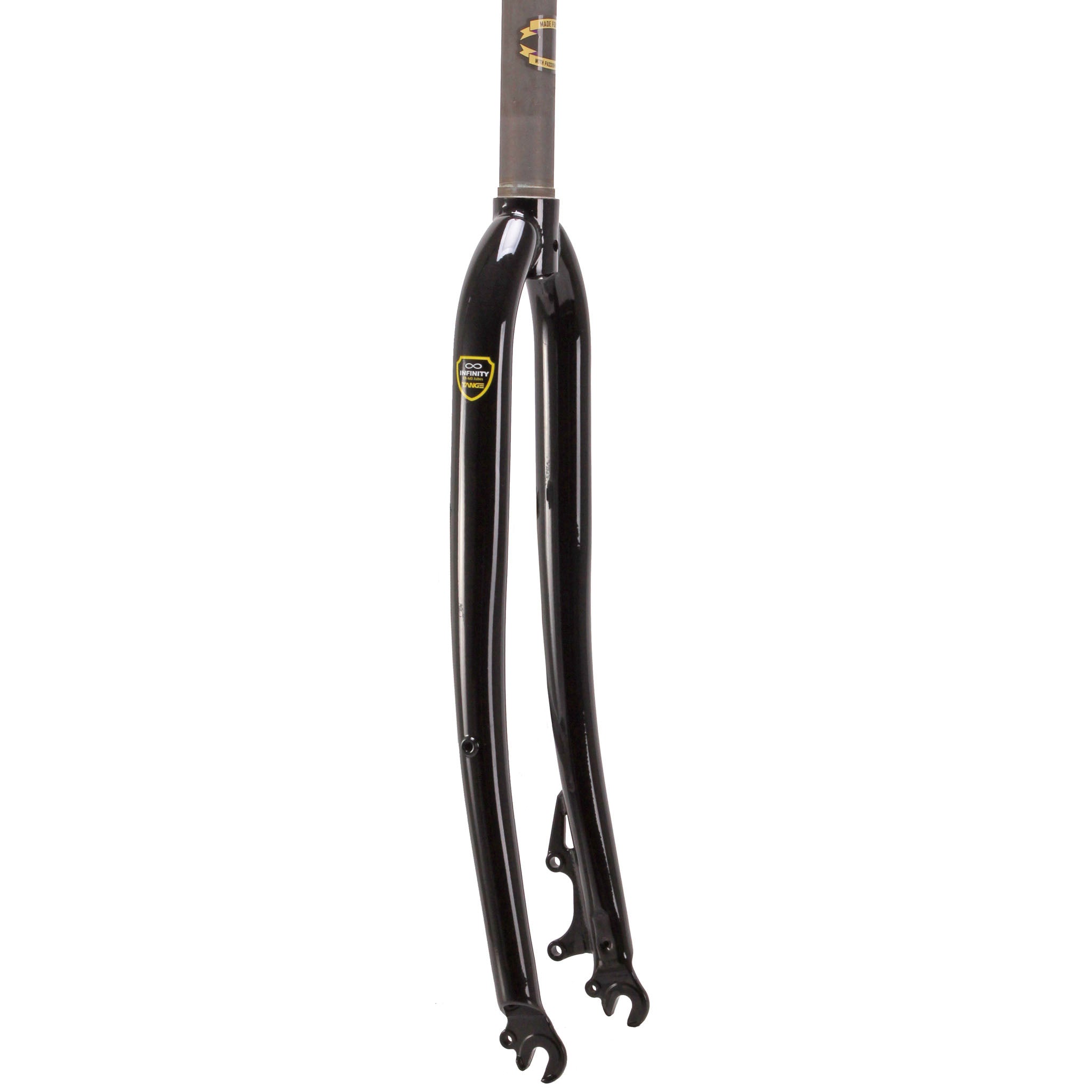 Soma Curved MTB Disc Fork, 26" 1-1/8", Black-0