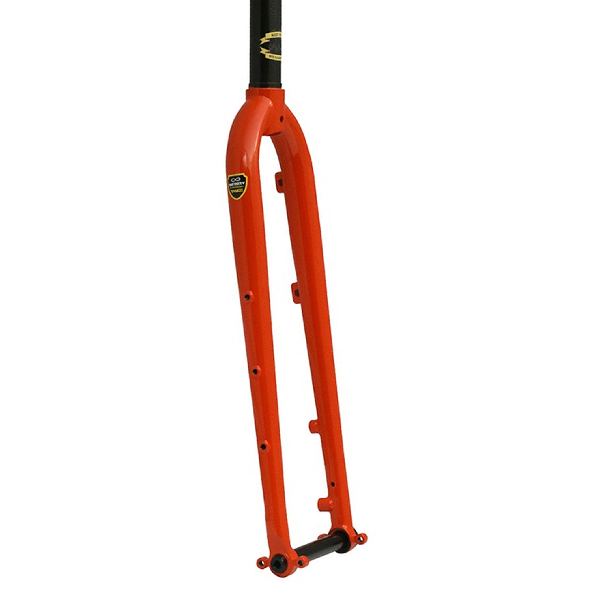 Soma Wolverine Unicrown TA CX Fork, 700c 1-1/8" Pumpkin Ora-0