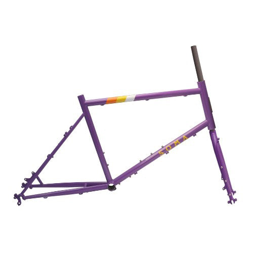 Soma Rufus Urban Cruiser Frameset , 42cm, Purple-0
