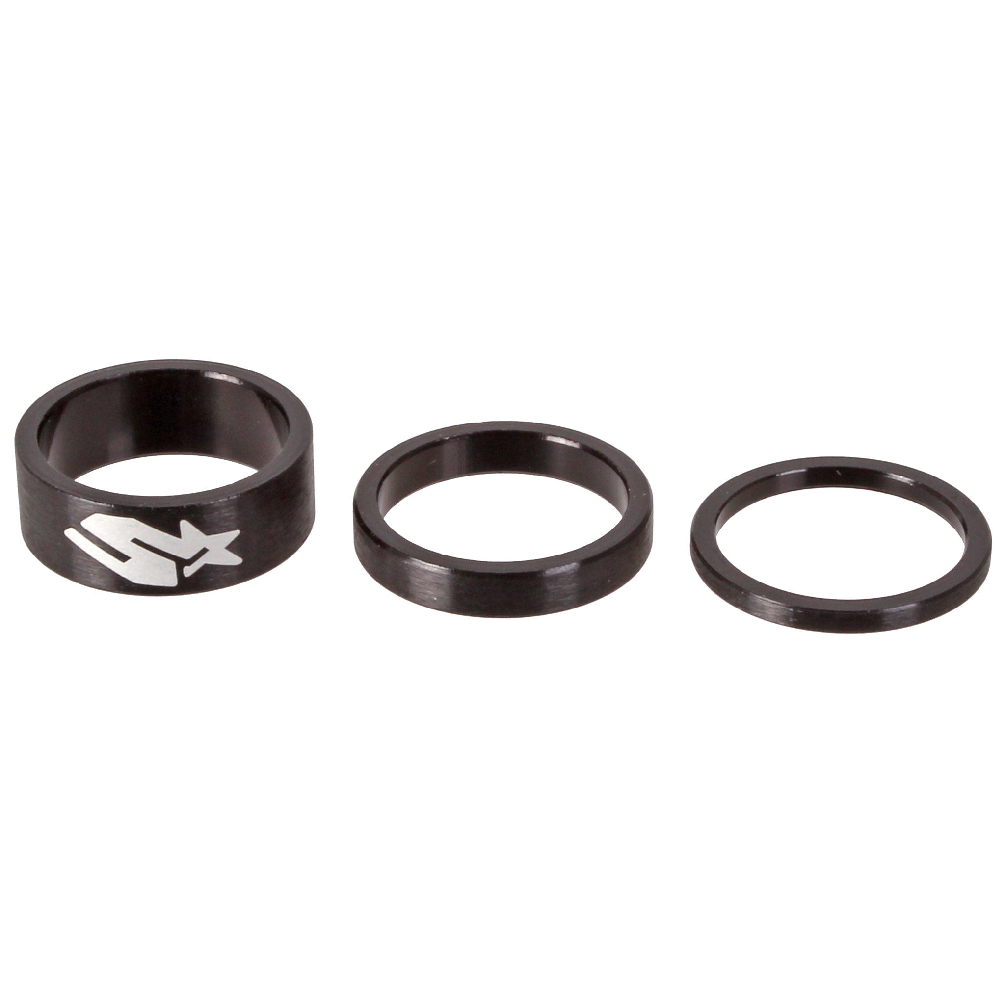 Spank Headset Spacer Kit, 3/6/12mm Set - Black-0