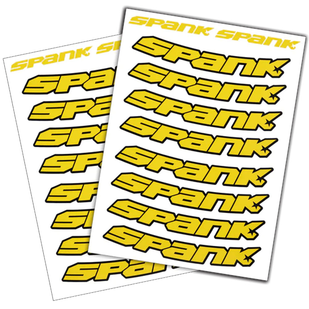 Spank Spank Rim Decals - Yellow-0