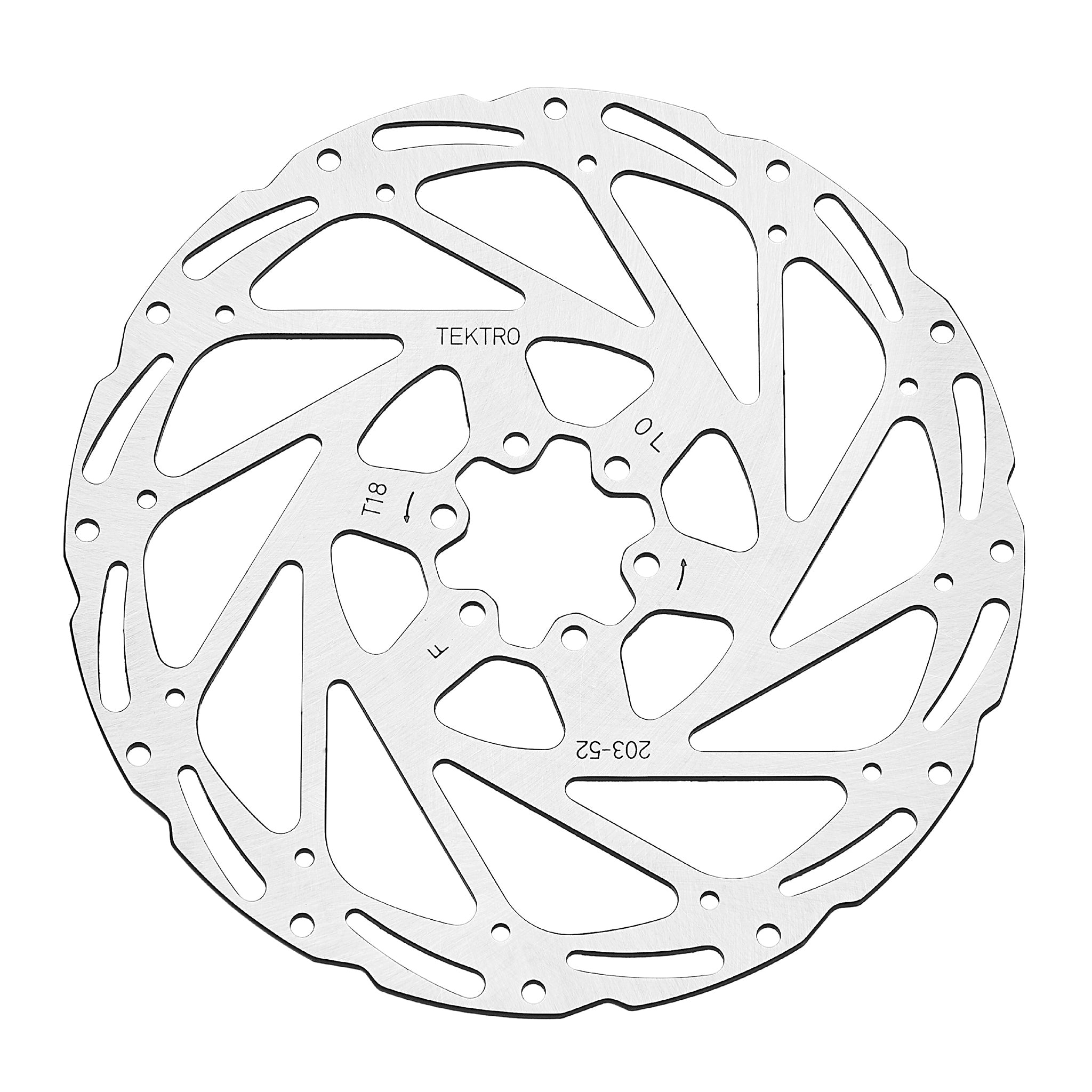 Tektro TR-52 Disc Brake Rotor, 180mm-0