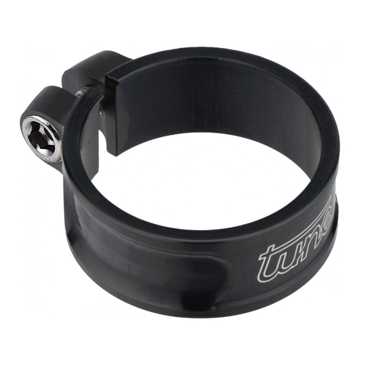Tune SchraubwüRger Seat Clamp, 34.9mm (1-3/8"), Black-0