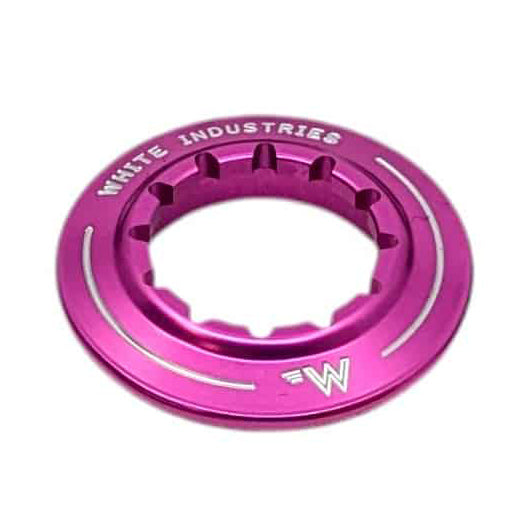 White Industries CenterLock Lockring, Internal, Pink, Each-0