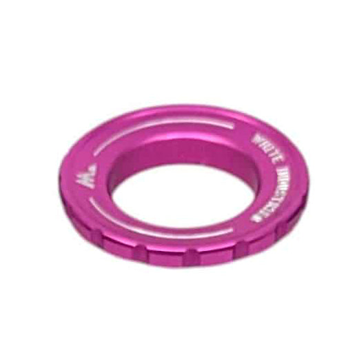 White Industries CenterLock Lockring, External, Pink, Each-0