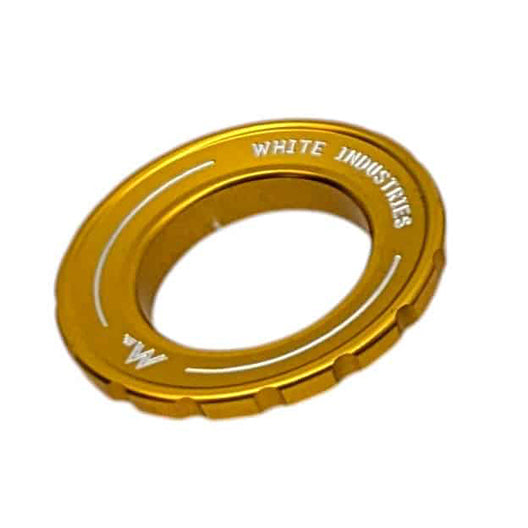 White Industries CenterLock Lockring, External, Gold, Each-0