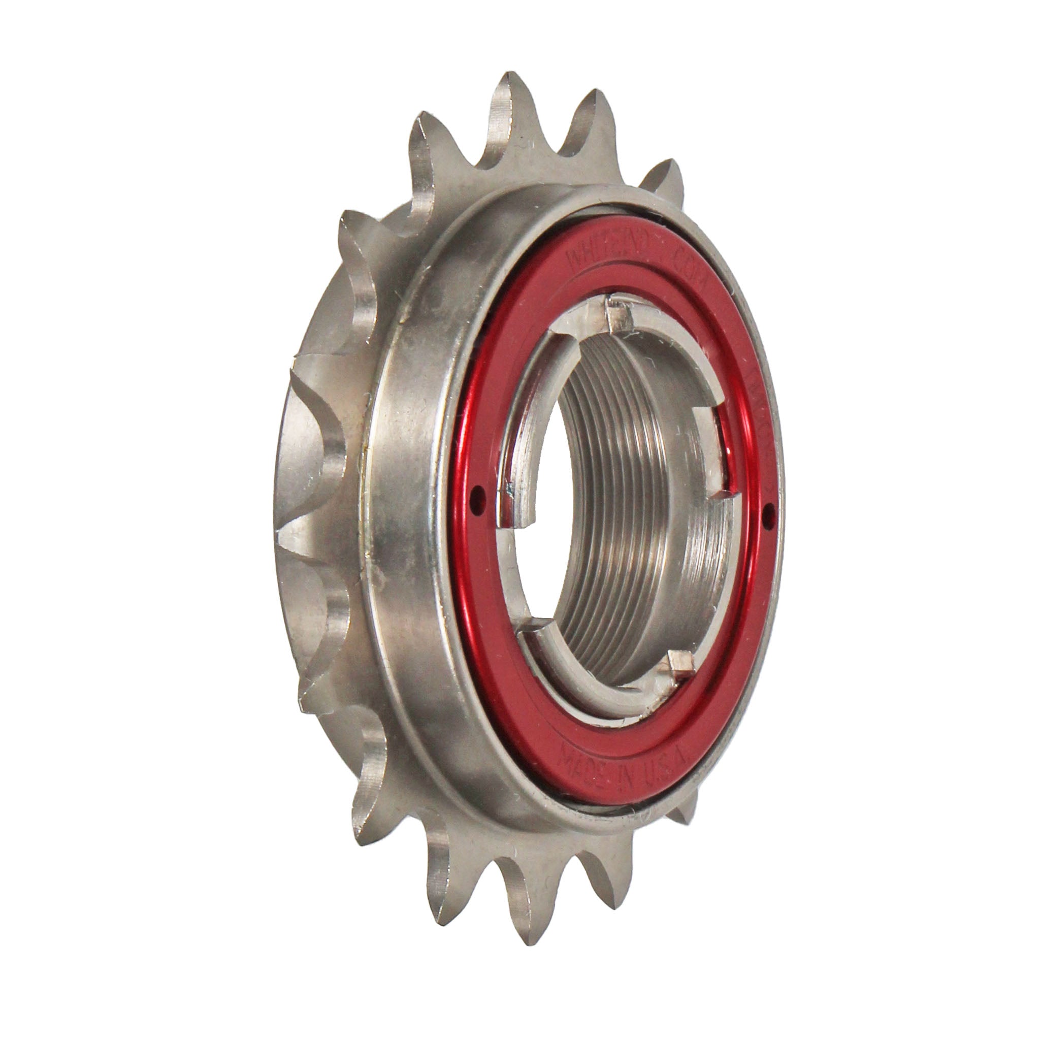 White Industries Singlespeed Freewheel, Standard Engagement, 17t, Red-0
