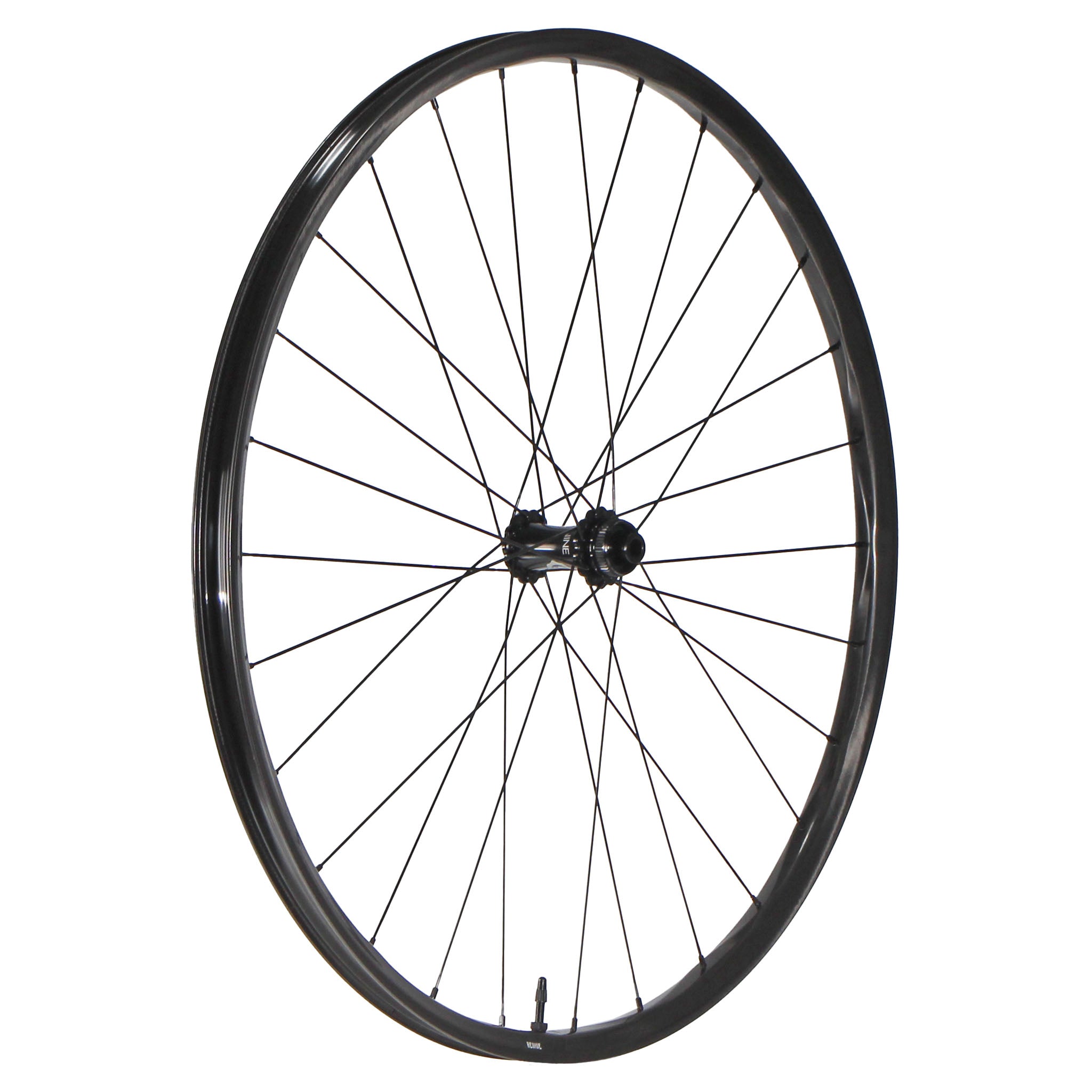We Are One Revive 2.0 700c Front Wheel, 12x100, Black-0