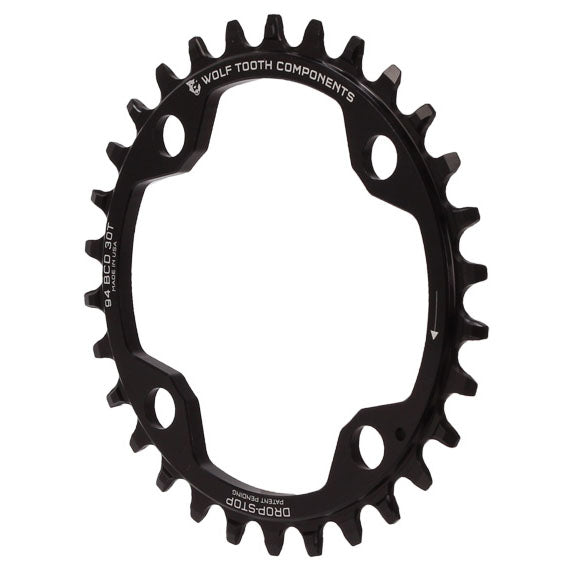 Wolf Tooth Components 4x94mm Chainring, 94BCD 30T, Black-0